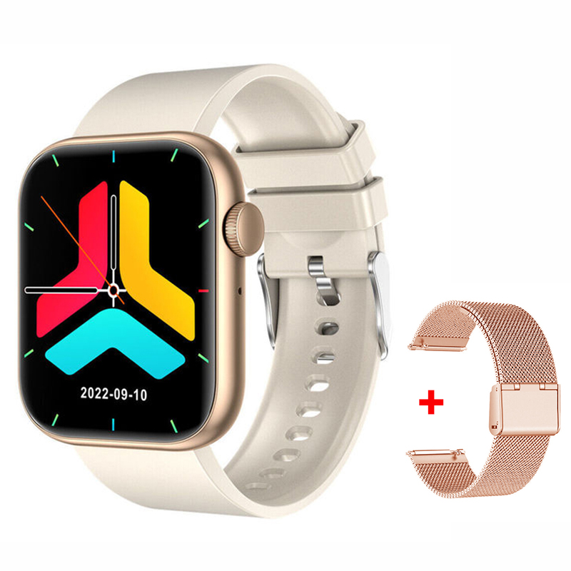 Reloj inteligente 2025 para Mujer, pantalla completamente táctil, llamada Bluetooth, relojes impermeables, rastreador deportivo de Fitness, Reloj inteligente para Mujer