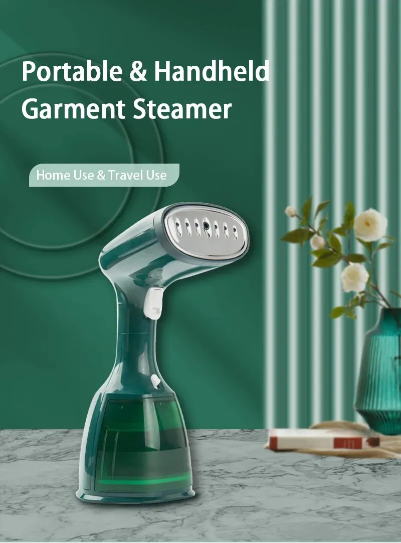 Garment Steamers 280ml Handheld Fabric Steamer 7 Holes 20 Seconds Fast-Heat 1500W Garment Steamer for Home Travelling Portable_voghion.com