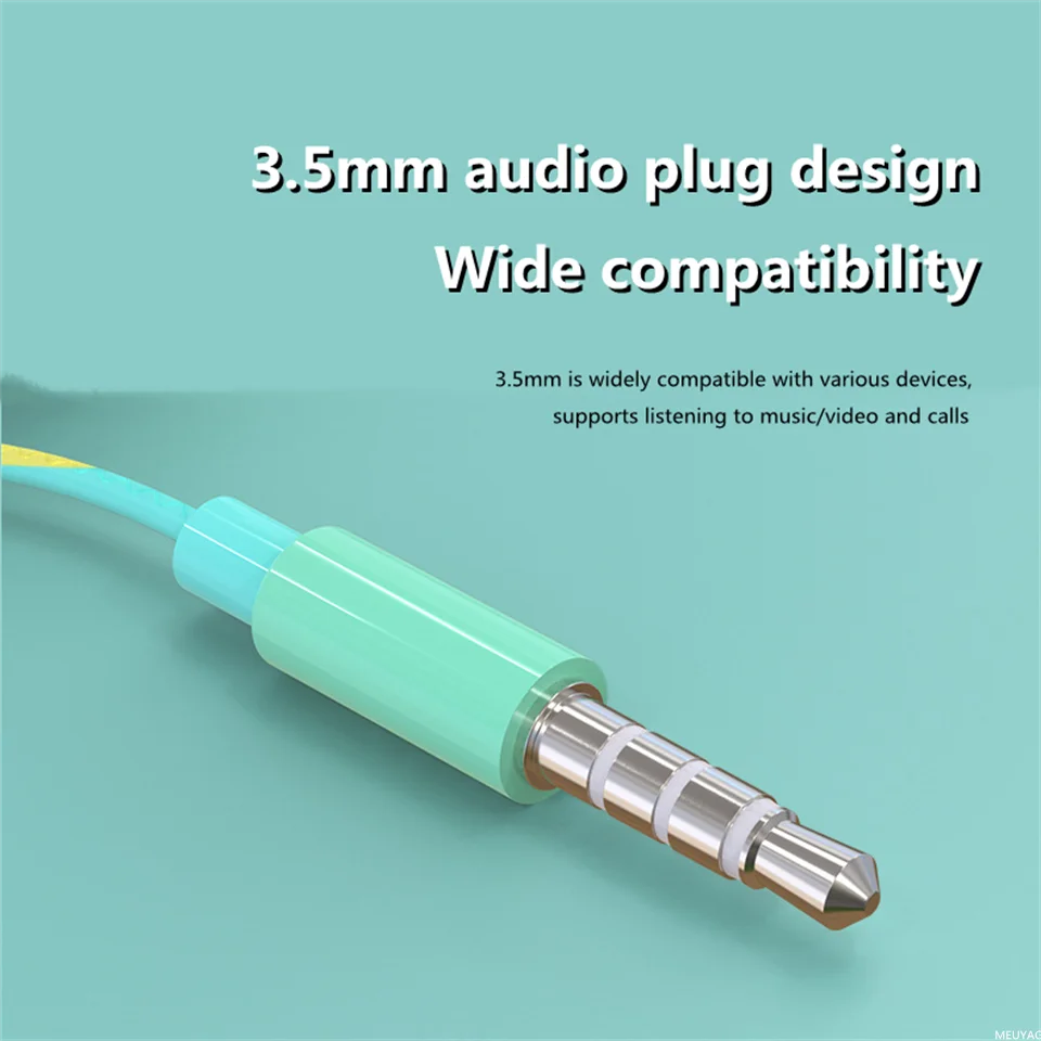 Verwendet für Musik, Sport, elektronische Spiele, mit Mikrofon, geeignet für Xiaomi, iPhone, Huawei, Samsung-Kopfhörer, In-Ear-Kopfhörer_voghion.com