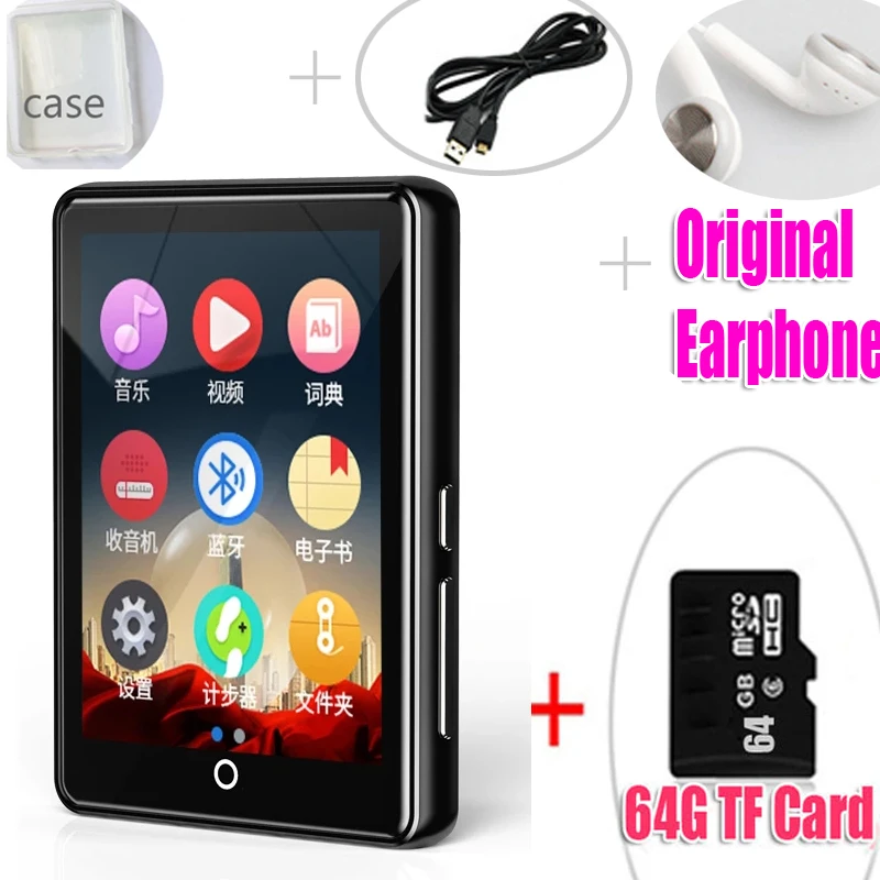 Ruizu H6 Mp4 WIFI bluetooth Full Touch 4.0 Pulgadas IPS Pantalla