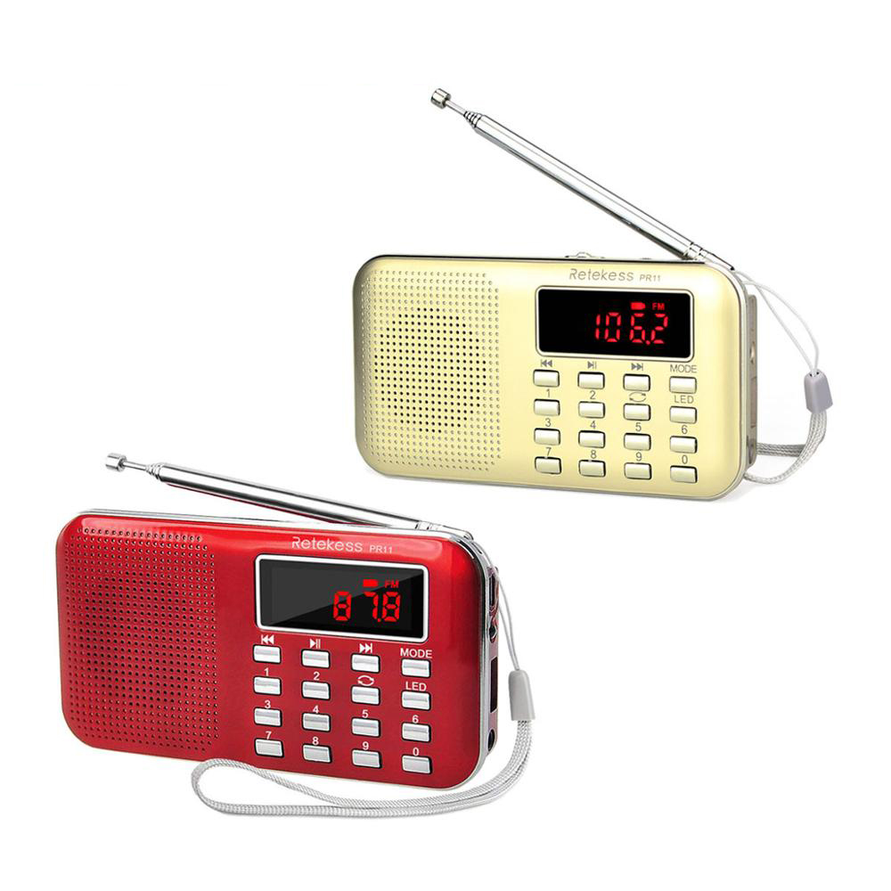 Retekess TR106 mini radio de bolsillo radios portatil am fm radio