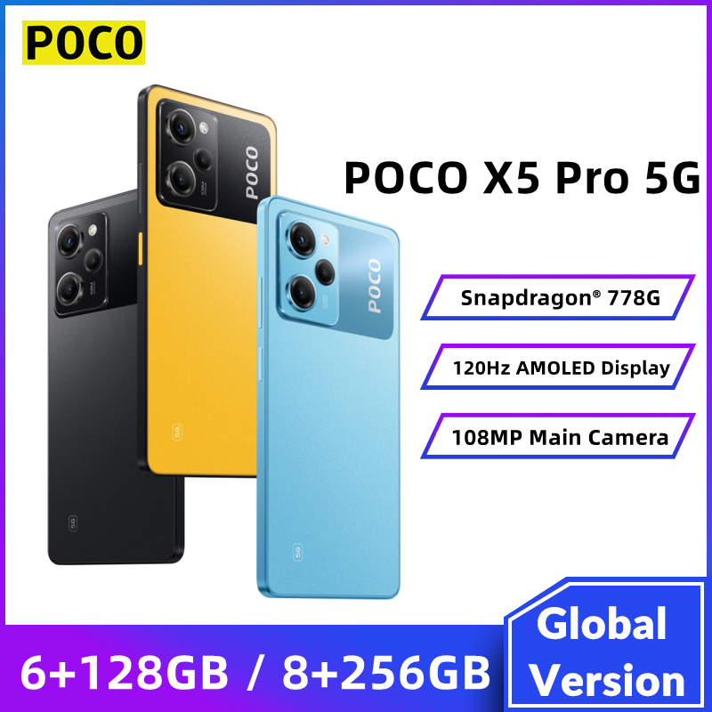 Poco X5 Pro 5G versión Global, 128GB/256GB, Snapdragon 778G, flujo