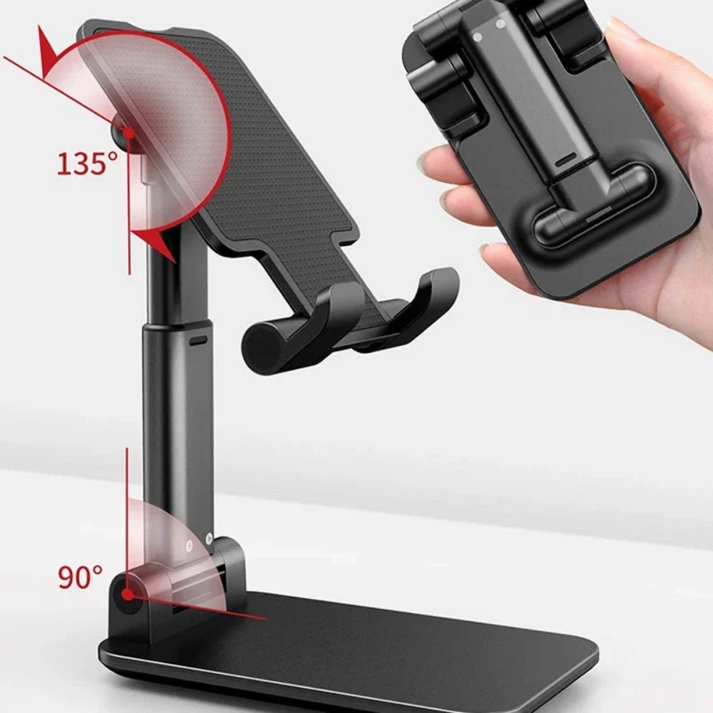 New Pink Mirror Phone Stand Suitable for Adjustable Desktop Tablet Stand Universal Desktop Phone Stand_voghion.com