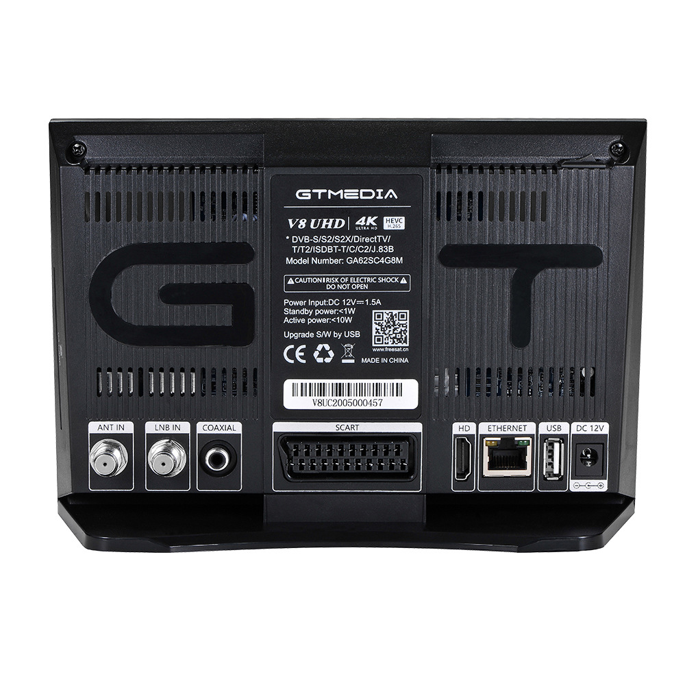 Gtmedia V8X DVB-S2 S2X HEVC H. 265 10bit IPTV Box decodificador satélite  Soporte CA Card - China Receptor, receptor de satélite