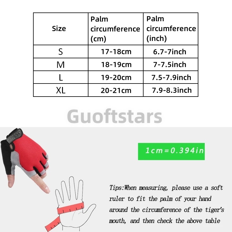 Guantes De Ciclismo Y Gimnasio 1 Par – Media Caña Antideslizante De Lana Y Cuero – Perfectos Para Deportes Al Aire Libre