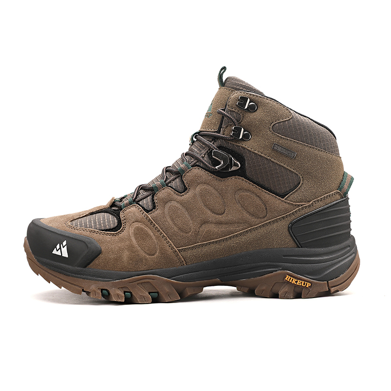HIKEUP-Zapatillas antideslizantes para hombre, zapatos transpirables  resistentes al desgaste, para senderismo al aire libre, escalada, caza y  montaña - AliExpress