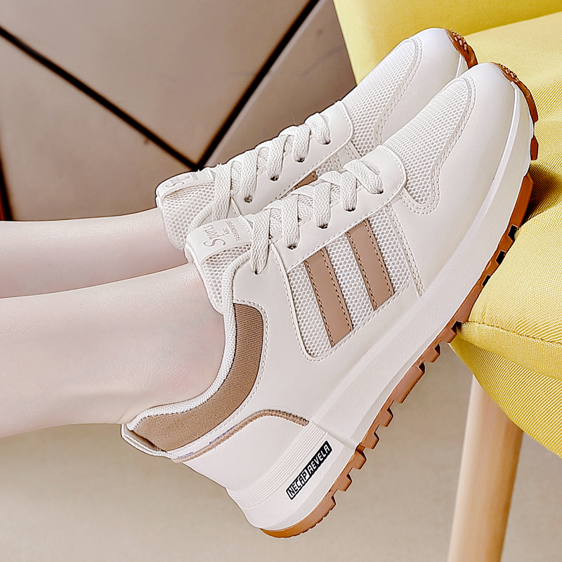 Women’s Breathable Mesh Slip-On Sneakers – Summer Casual Walking Shoes – Multicolor