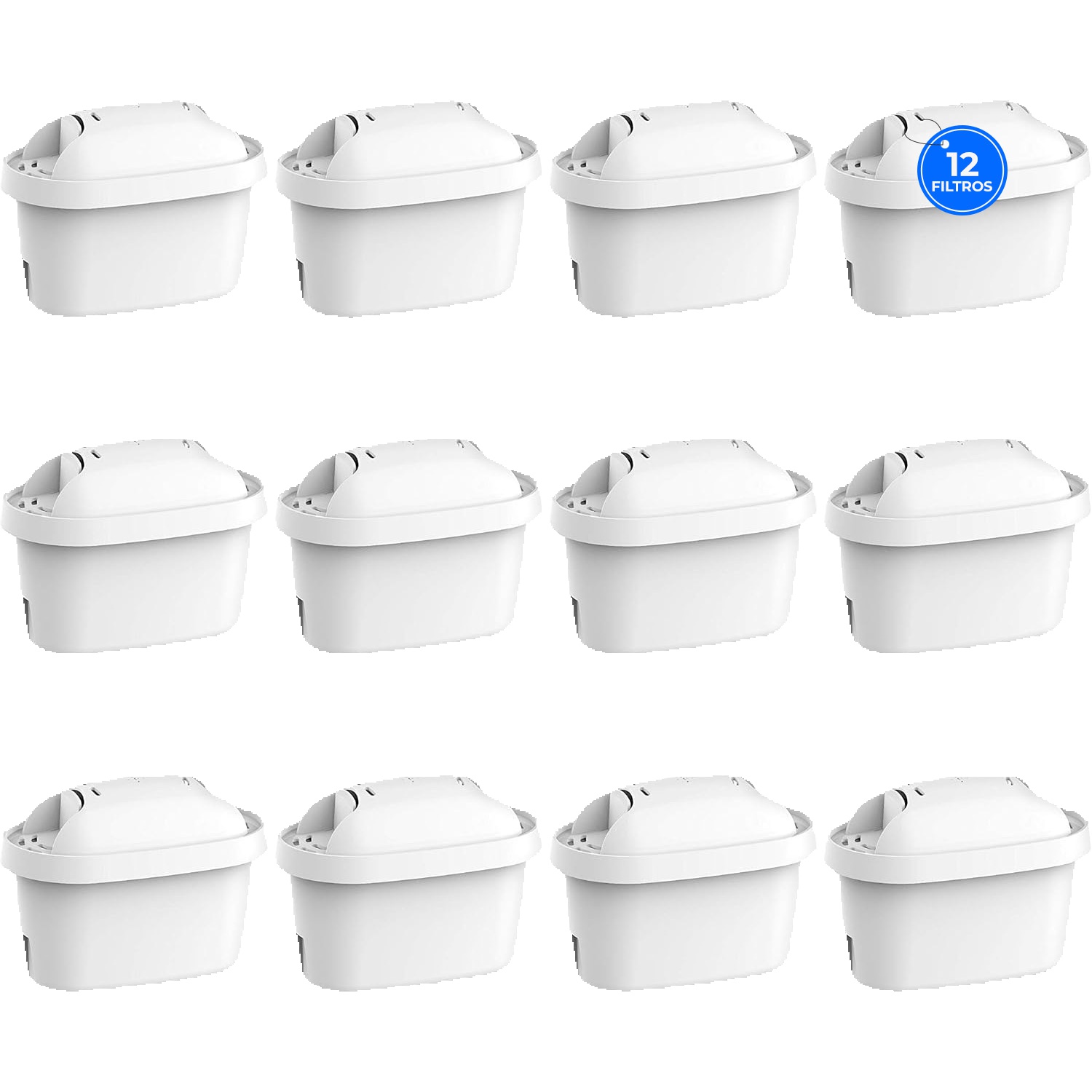 Waterdrop Filtro de Agua, Recambio para Brita® Maxtra+® Plus, Maxtra Pro® All-in-1 Filtro, Compatibile con Jarra Brita® Marella®, Cristal, Reducir PFAS, PFOA/PFOS, TÜV SÜD, NSF Certificado (12)
