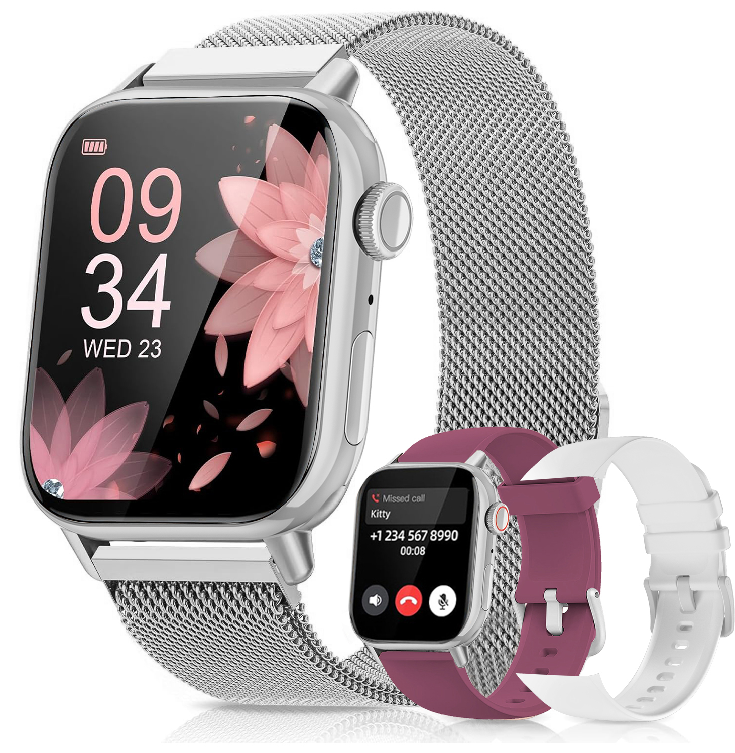 2025 NFC Smart watch function HD call 120+ Sport Mode for Xiaomi ios Gift for Women heart rate blood pressure smartwatch ladies