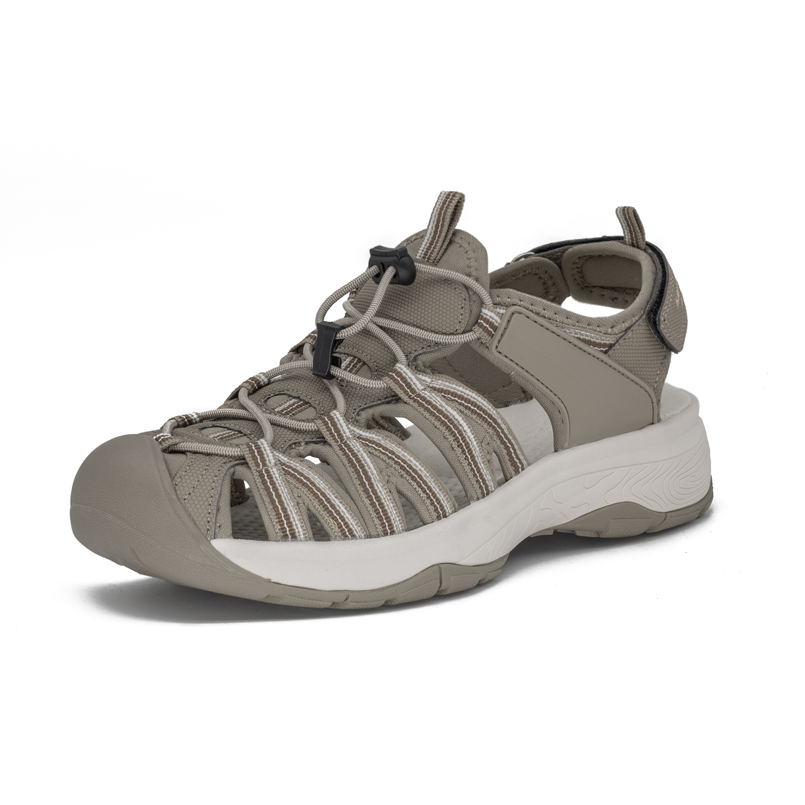 GRITIONSandalias de senderismo para mujer, zapatos de agua con punta