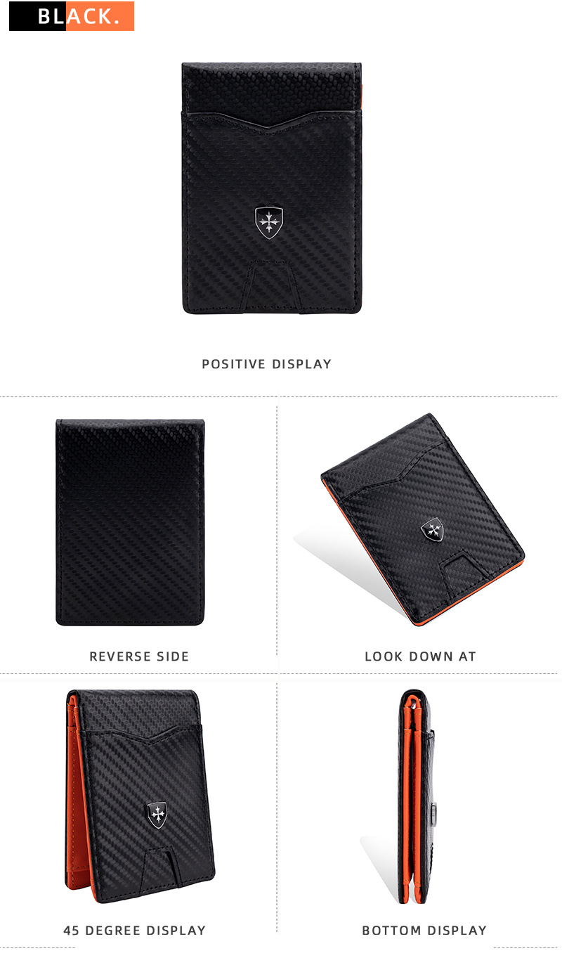 Cartera Minimalista Con Bloqueo Rfid Para Hombre, Billete... | Meses