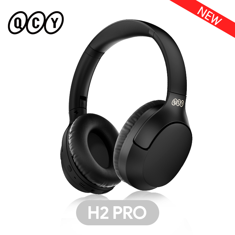 QCY Auriculares Bluetooth H3 ANC sobre la oreja, cancelación activa de  ruido Bluetooth 5.3 auriculares con micrófonos, sonido de audio de alta
