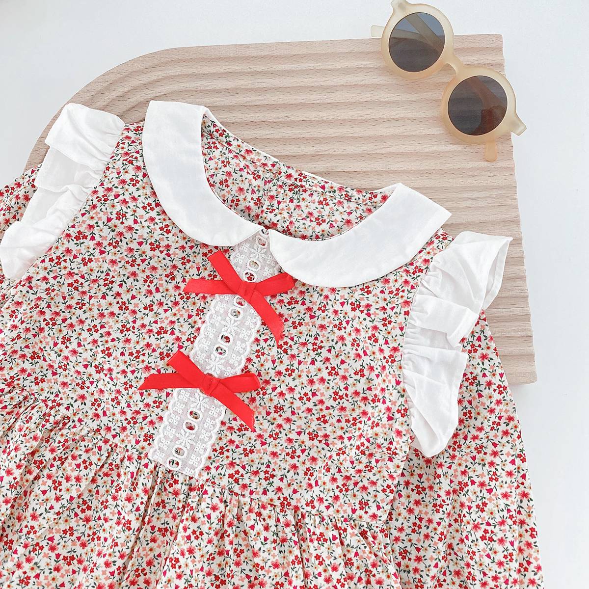 Robe Bout'chou Fille 3 Mois – Imprimé Fleuri Liberty, Jaune, été