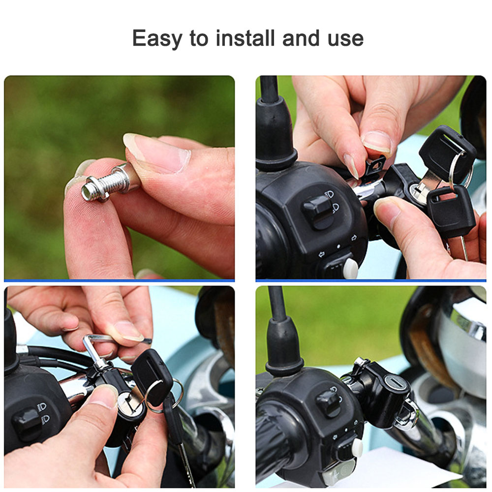 Title 7, Mini Portable Helmet Lock Anti-Theft Safety Loc...