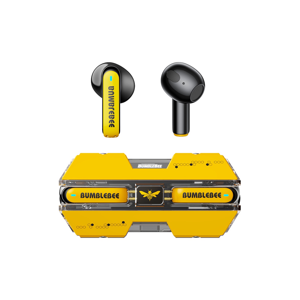 Transformers - Transformers-auriculares TF-T01 TWS, inalámbricos por Bluetooth 5,3, de baja latencia, estéreo HIFI, para videojuegos y música, modo Dual