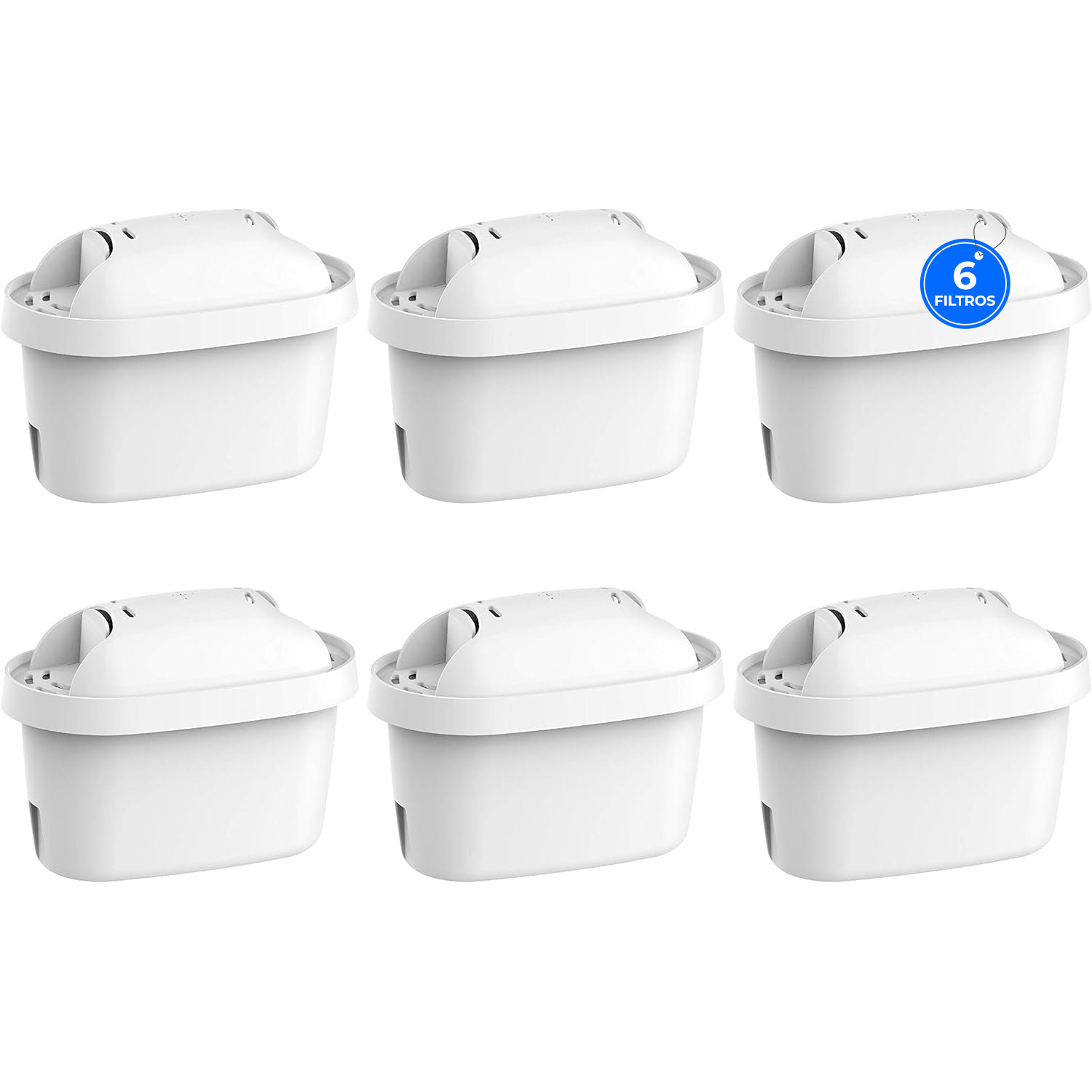 Waterdrop Filtro de Agua, Recambio para Brita® Maxtra+® Plus, Maxtra Pro® All-in-1 Filtro, Compatibile con Jarra Brita® Marella®, Cristal, Reducir PFAS, PFOA/PFOS, TÜV SÜD, NSF Certificado (6)