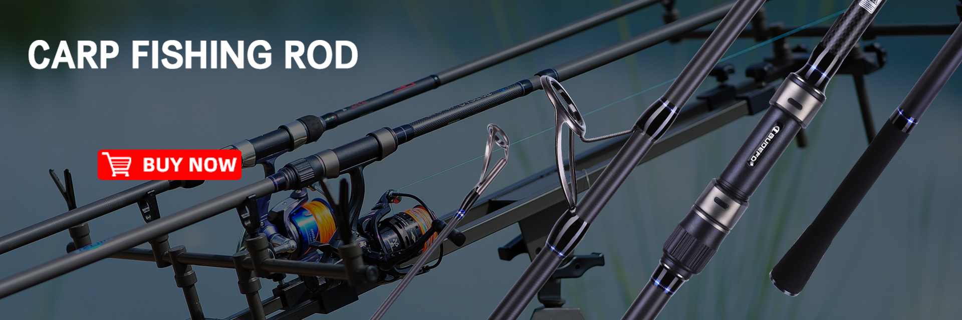 BUDEFO RAINBOW Spinning Casting Fishing Rod 1.68/1.98/2.1/2.28/2.4