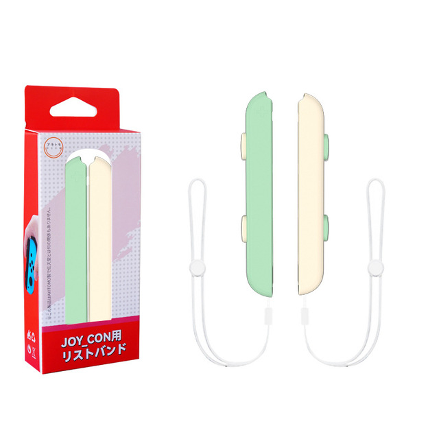 VAORLO - Pulsera de controlador de juego para Nintendo Switch/Oled, cuerda de mango izquierdo y derecho, cordón de agarre Joycon, accesorios antideslizantes