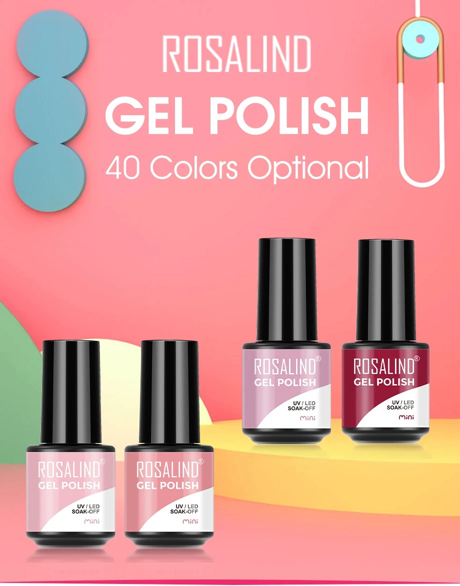 Rosalind Juego De Esmaltes En Gel Para U As Barniz Semipermanente Para