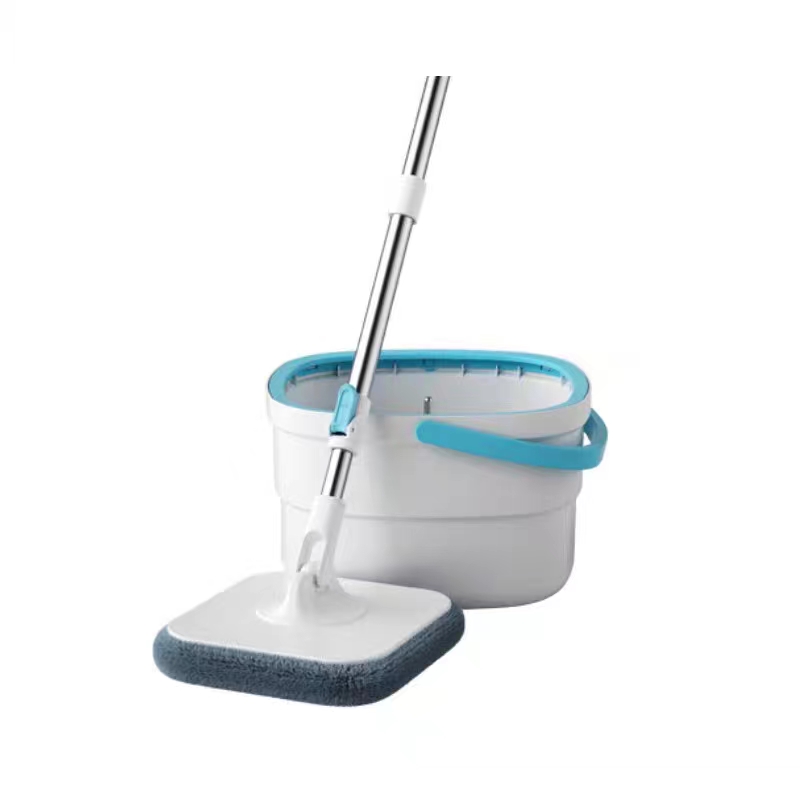 Mopas de limpieza de suelo para el hogar, mopa de escurridor, fácil de  drenar, giro de 360 °, utensilios de limpieza de escobas para el hogar
