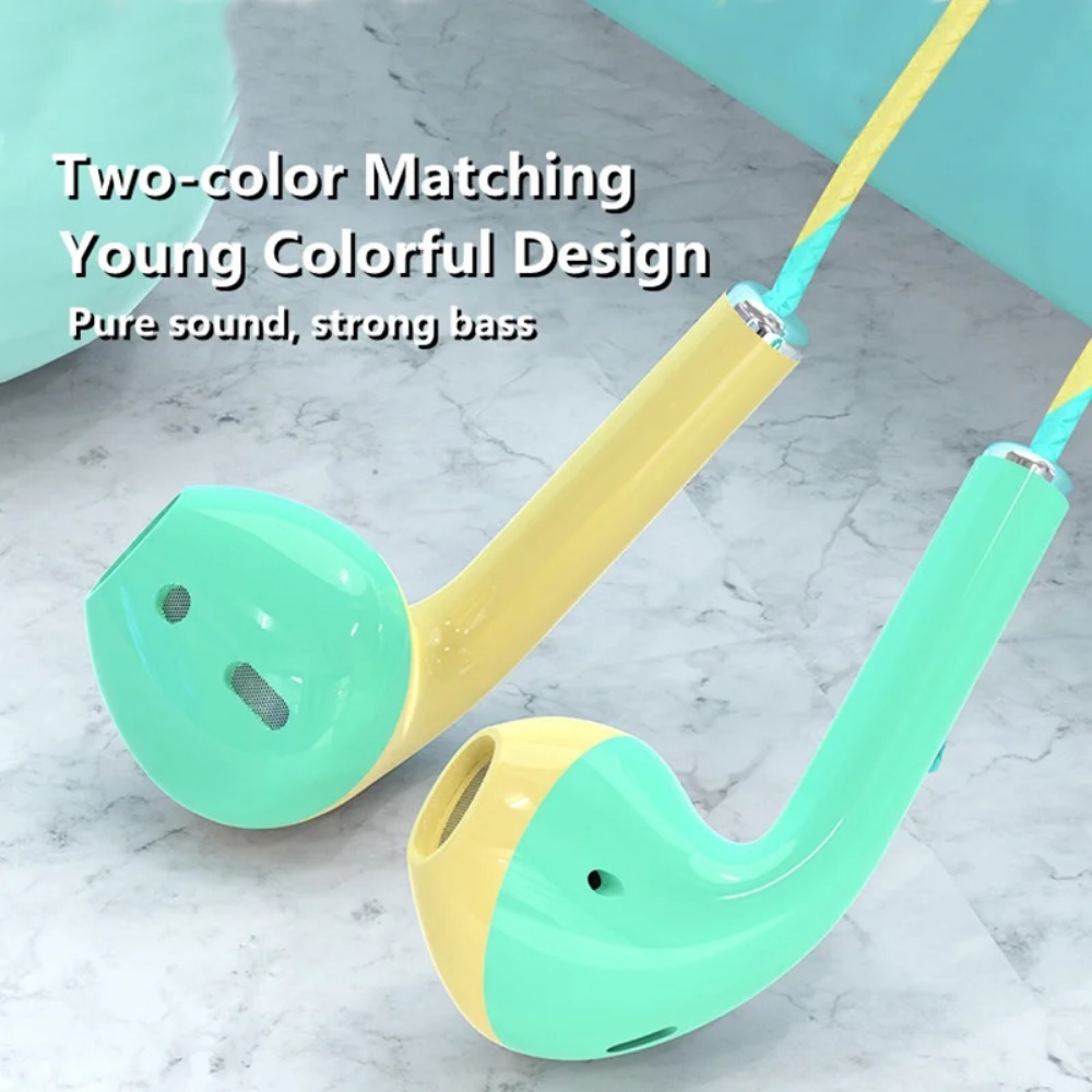 Verwendet für Musik, Sport, elektronische Spiele, mit Mikrofon, geeignet für Xiaomi, iPhone, Huawei, Samsung-Kopfhörer, In-Ear-Kopfhörer_voghion.com