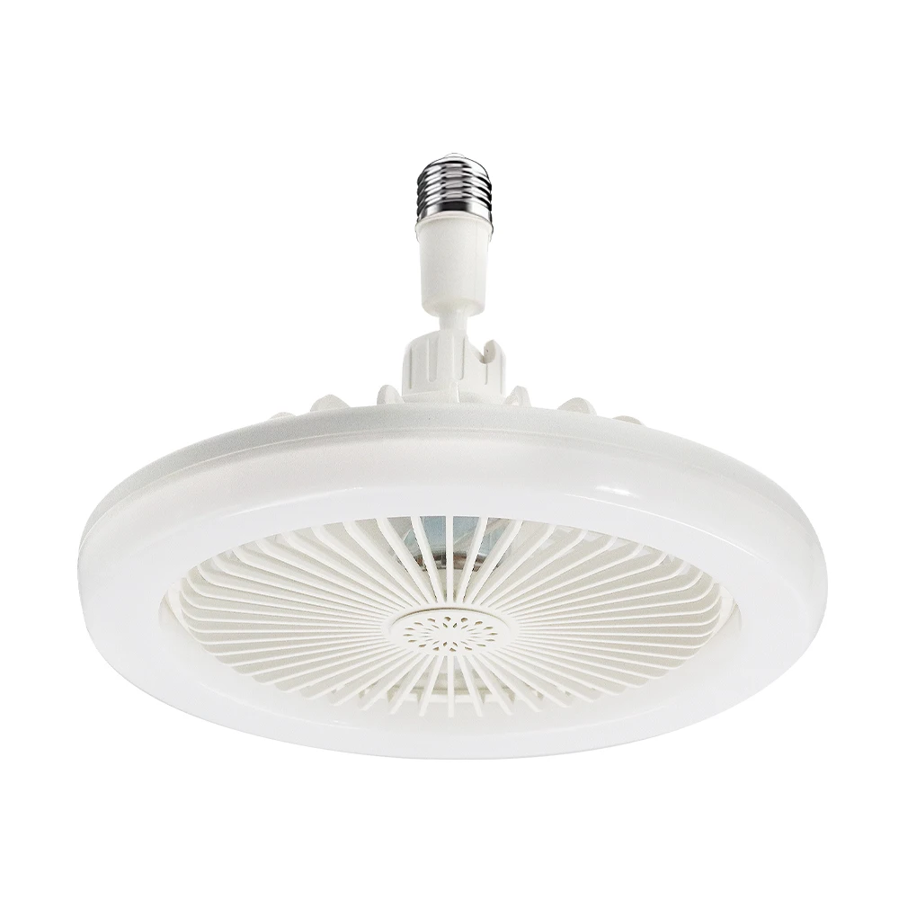 Modern Design E27 Simple Practical Indoor Multifunction Suspension Smart Fan Light_voghion.com