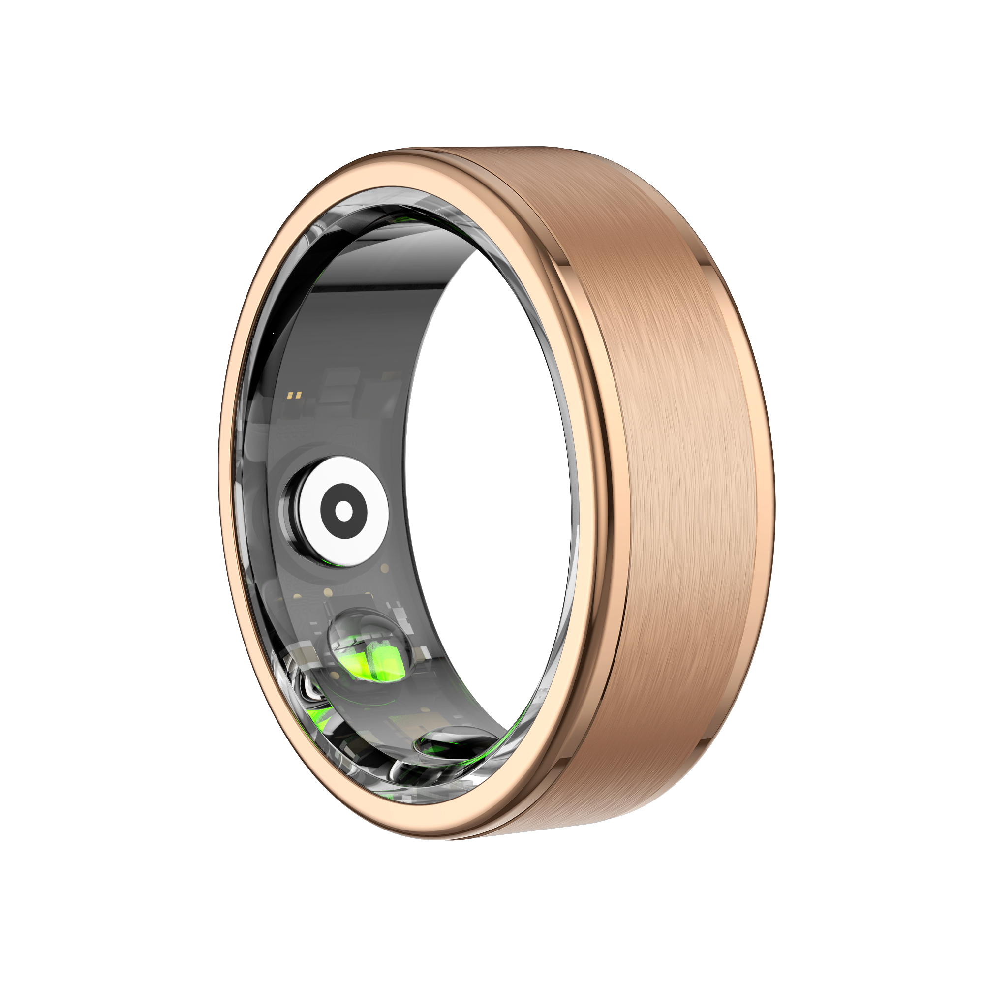 Anillo inteligente, frecuencia cardíaca/oxígeno en sangre/monitoreo del sueño, anillo de seguimiento de calorías con contador de pasos, duración de batería de 7 días, resistente al agua compatible con iOS y Android