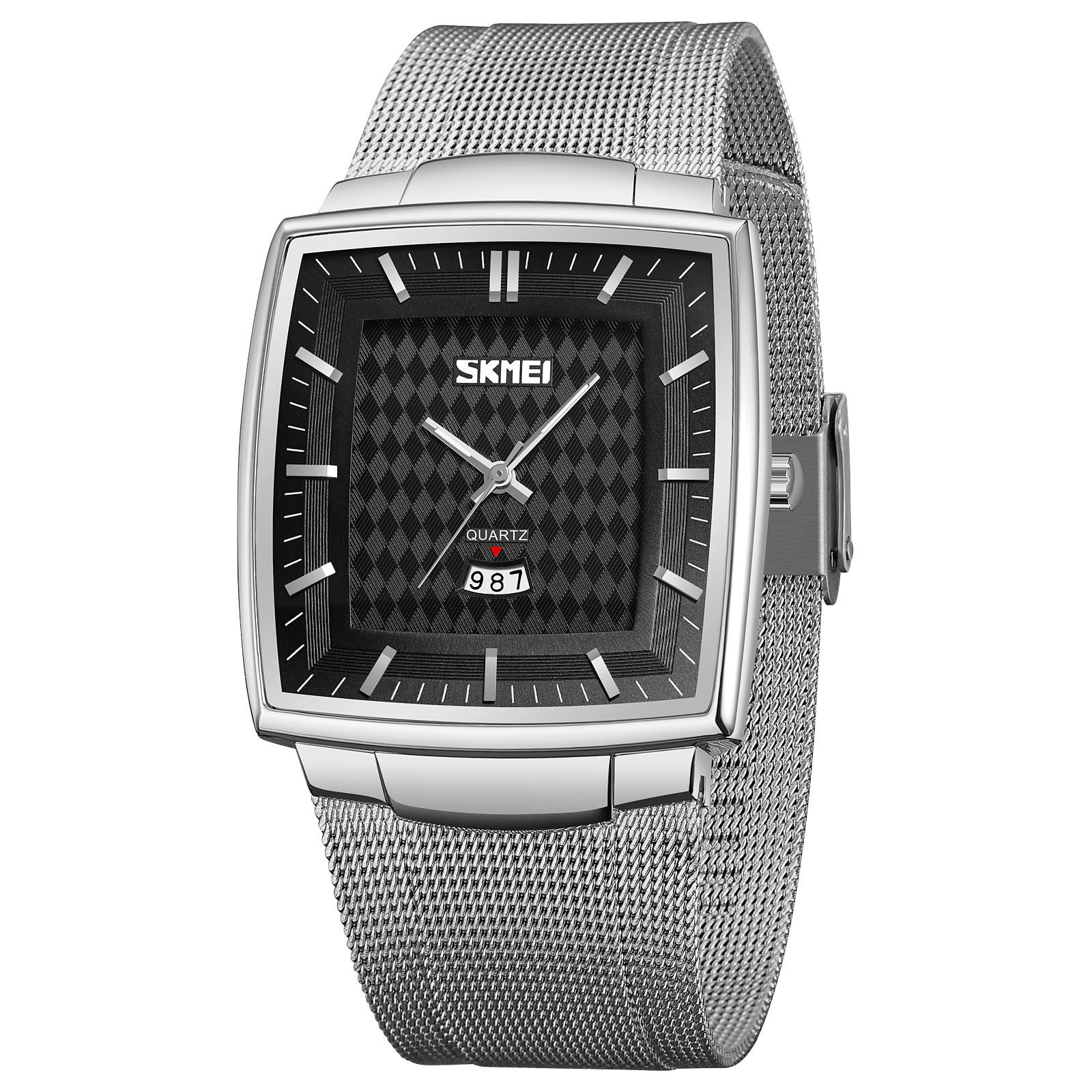 SKMEI - SKMEI-reloj deportivo de lujo para hombre, cronógrafo de cuarzo, con fecha y hora, de acero completo, informal, 2023