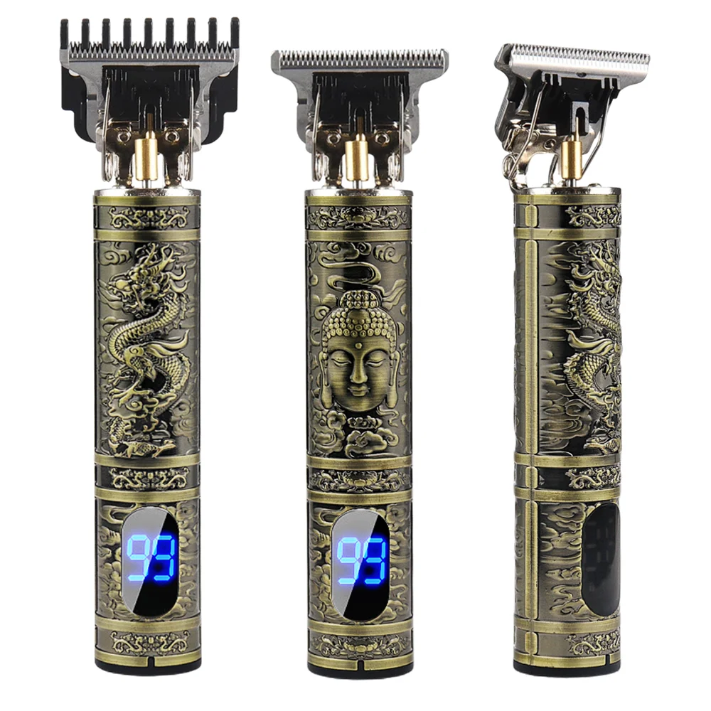 Tondeuse à cheveux électrique avec kit de barbier de voyage pour hommes_voghion.com