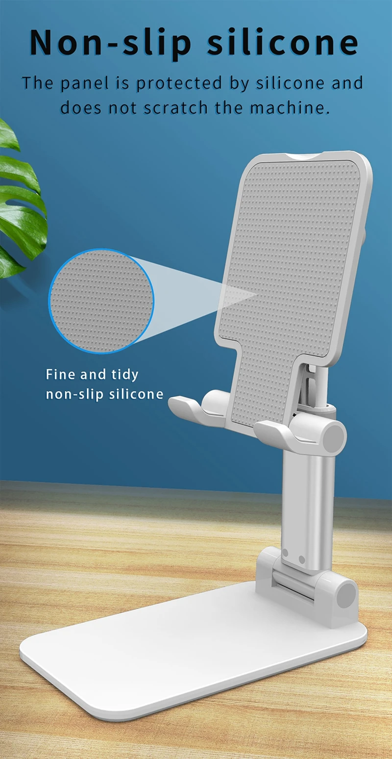 New Pink Mirror Phone Stand Suitable for Adjustable Desktop Tablet Stand Universal Desktop Phone Stand_voghion.com