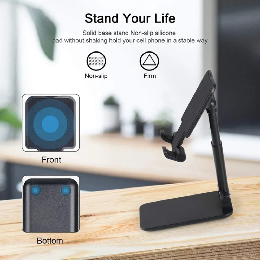 New Pink Mirror Phone Stand Suitable for Adjustable Desktop Tablet Stand Universal Desktop Phone Stand_voghion.com