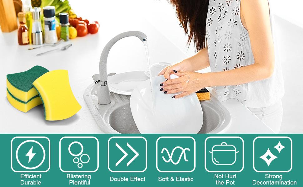 clean sponges for dish
