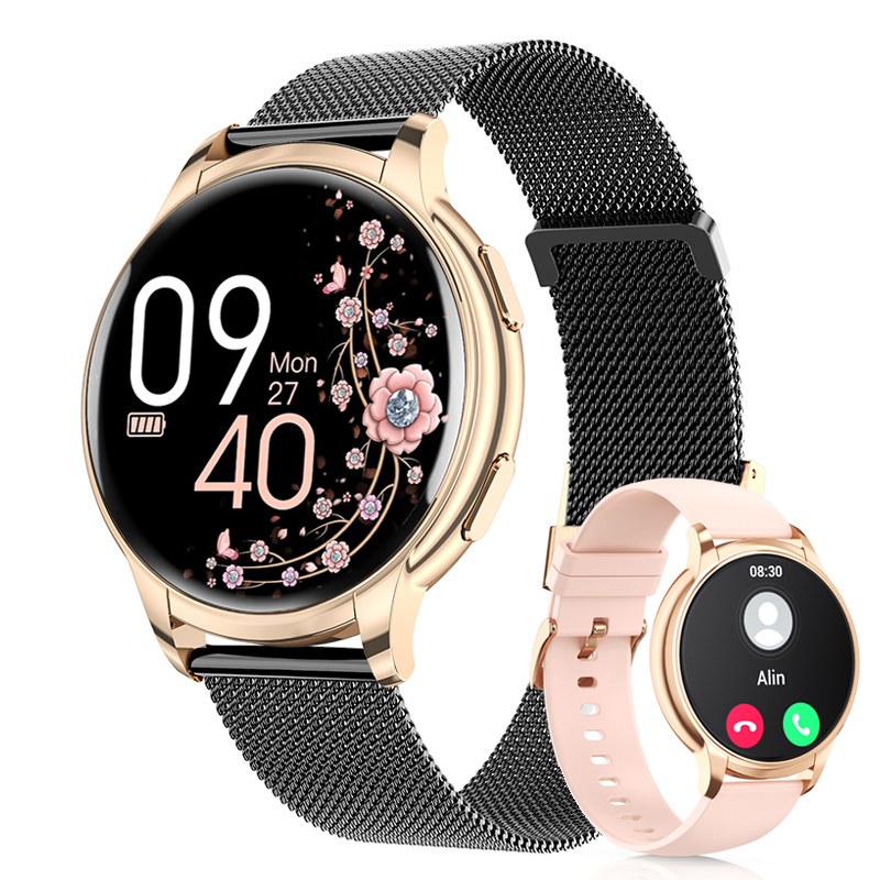 Reloj Inteligente para Mujeres 2024 Ultra 9 Series NFC HD Llamada Rastreador de Fitness Personalizado para Android IOS Regalo para Damas con Pantalla Personalizada