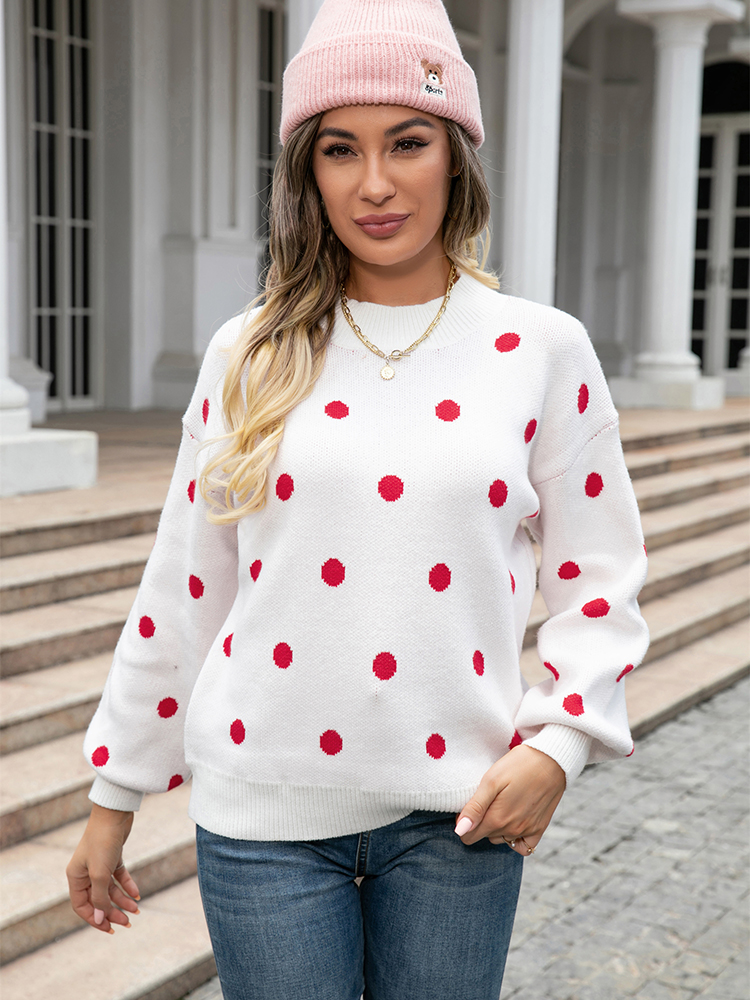 Jersey De Punto Para Mujer - Manga Larga - Cuello En V - Un Solo Hombro - Térmico Para Invierno - Talla Grande