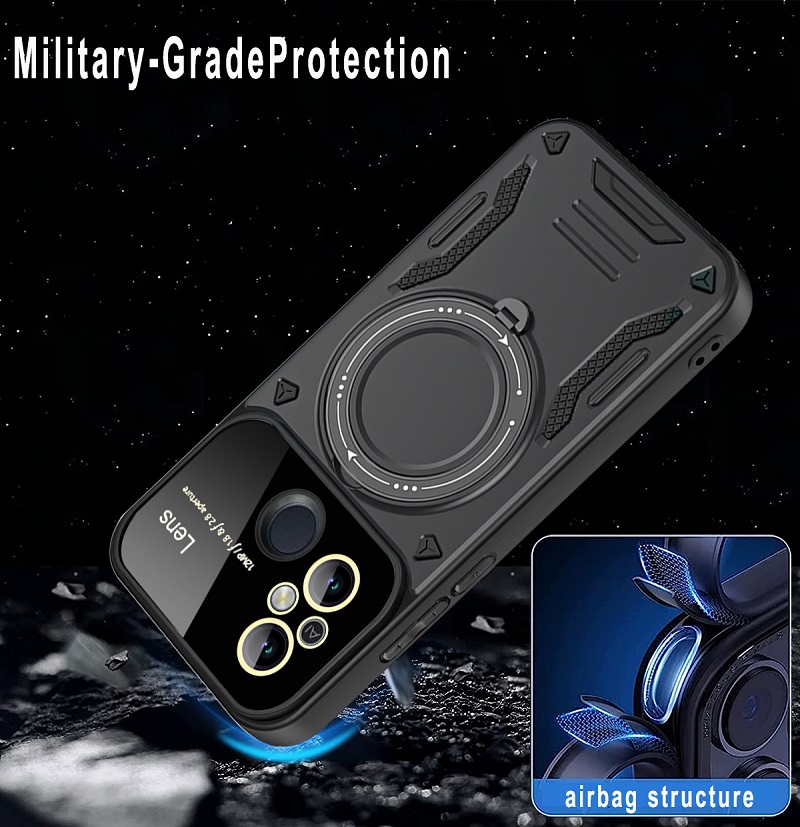 ILING Funda para Xiaomi Redmi 15 5G/4G, Funda Plegable Piel Sintética