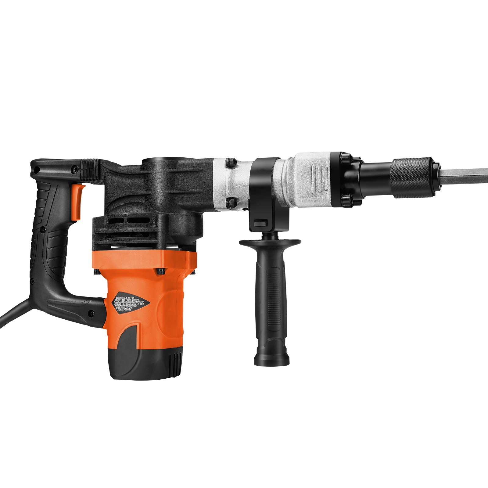 SucceBuy Demolition Jack Hammer Concrete Breaker 1400W Electric Hammer 2 Chisel Bit