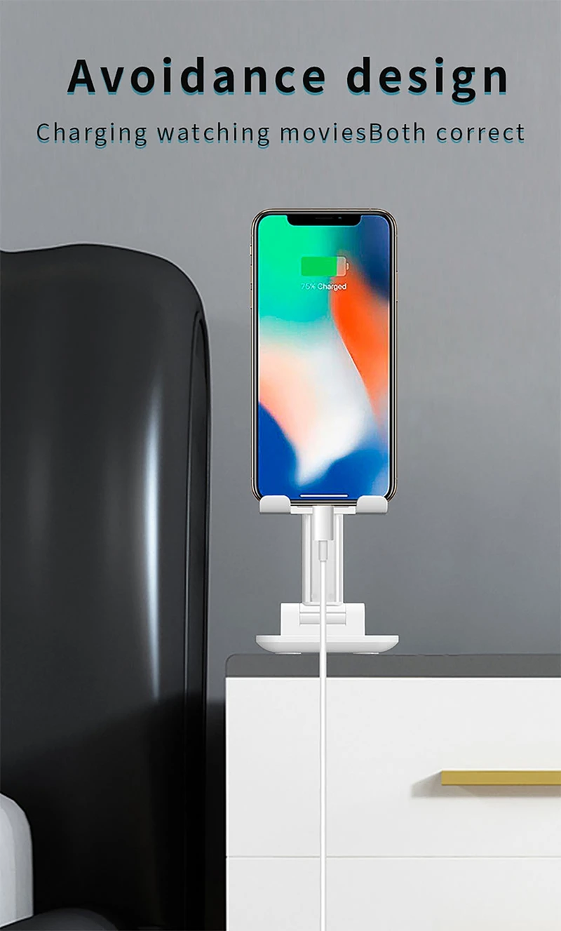 New Pink Mirror Phone Stand Suitable for Adjustable Desktop Tablet Stand Universal Desktop Phone Stand_voghion.com