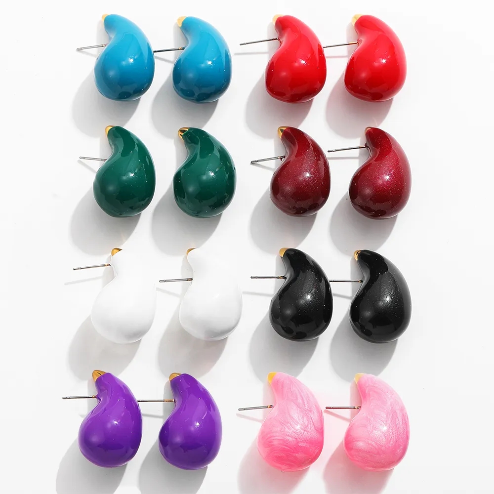 Pendientes Geométricos De Piedra Verde Para Mujer, Aretes Colgantes Con Símbolo Musical De Dos
