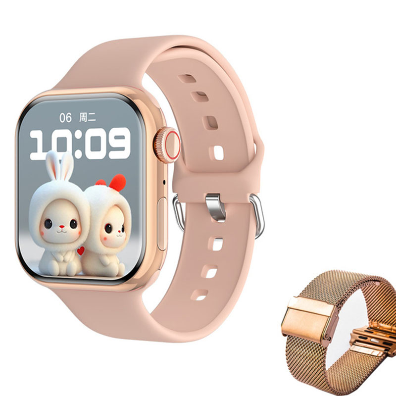 Reloj inteligente Serie 8 para hombre y mujer, pulsera con temperatura corporal, BT, llamadas, Fitness, NFC, para Apple y Android