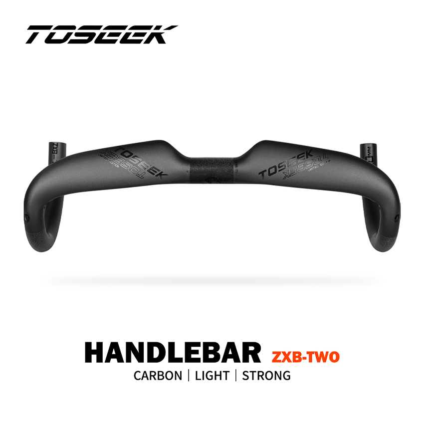 TOSEEK-Manillar de carbono ZF-ONE para bicicleta de montaña, accesorio  negro mate, 31,8x580-720/