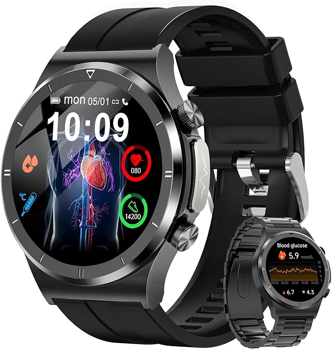 Reloj Inteligente con llamadas y Whatsapp, 1,8 Smartwatch Mujer Hombre  Pulsera Actividad Digital Smart Watch para Android iOS, 120  Deportes/Notificación de Mensajes/Impermeable/Monitor de Sueño/SpO2 :  : Electrónica
