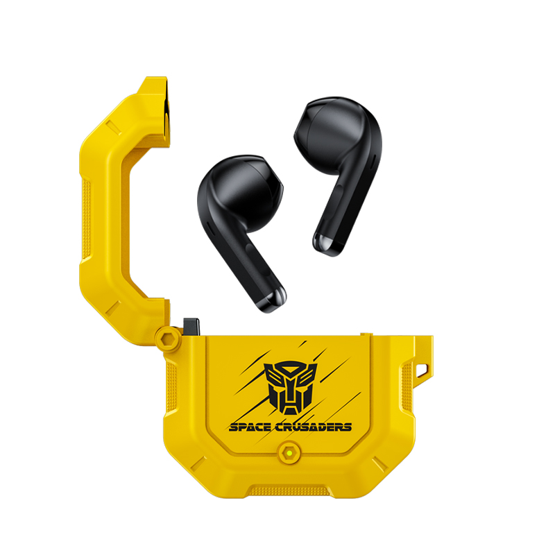 Transformers - Transformers-auriculares inalámbricos TF-T12 con Bluetooth 5,3, dispositivo de audio TWS, de baja latencia, estéreo HIFI, para juegos, deportivos, con micrófono