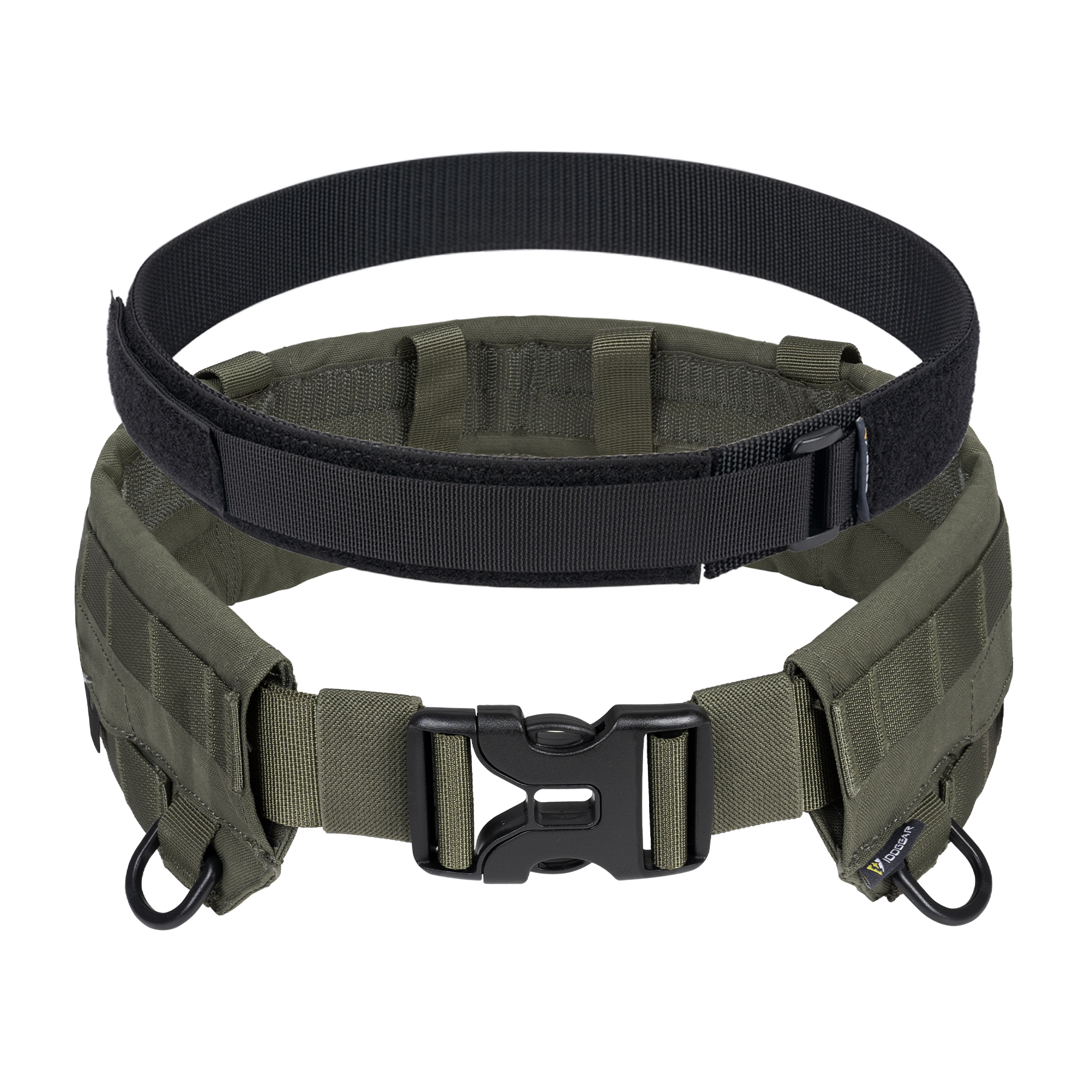 Idogear 2 pulgadas Cinturón táctico de liberación rápida Hebilla de metal  Molle Airsoft Cinturones para hombre Camo 3415